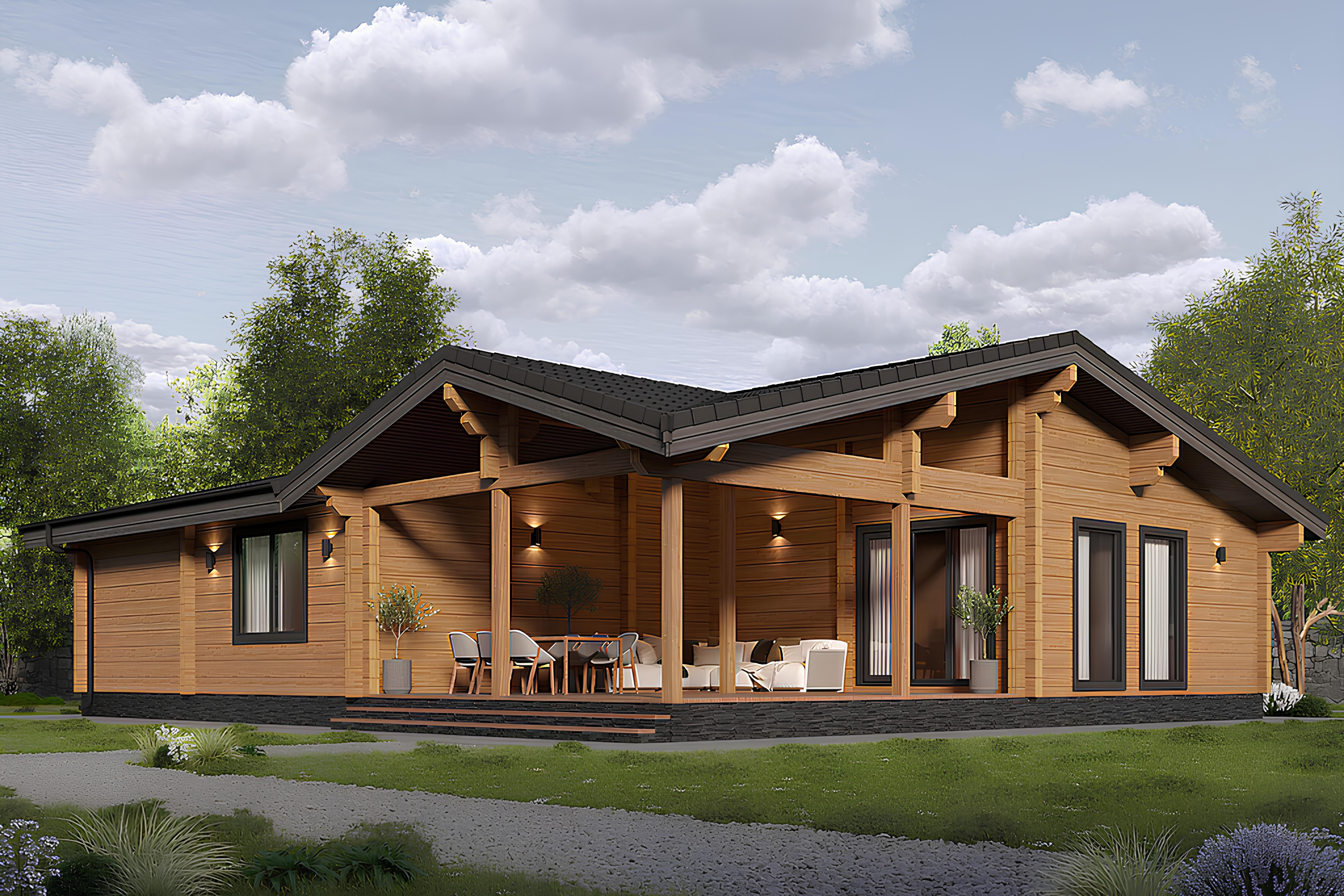 Дом из профилированного бруса VZ-478